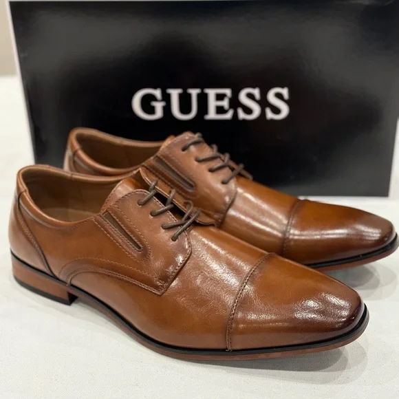 Guess | Shoes | Guess Mens Dress Shoes Sulai Color Dark  display picture 1
